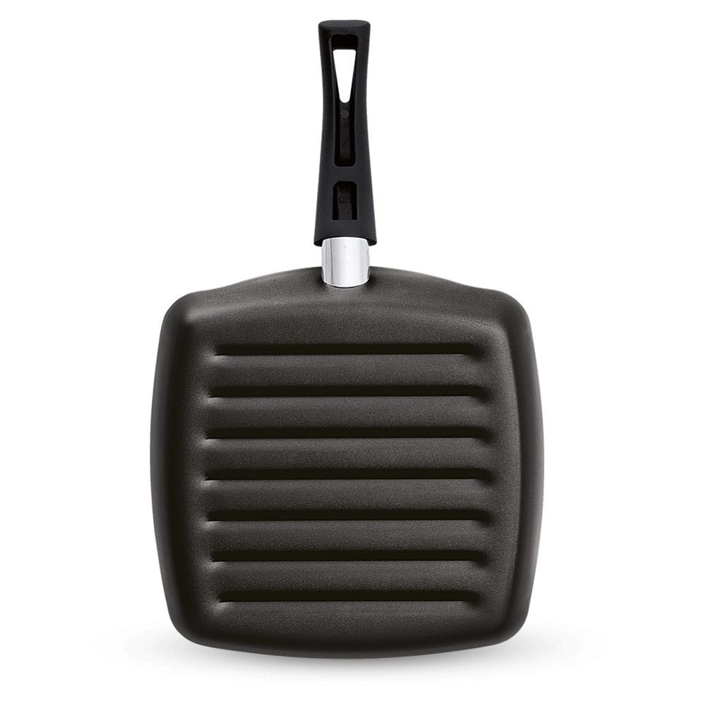 Frigideira Grill Antiaderente Grafite 24 cm Premium Stone Panelux
