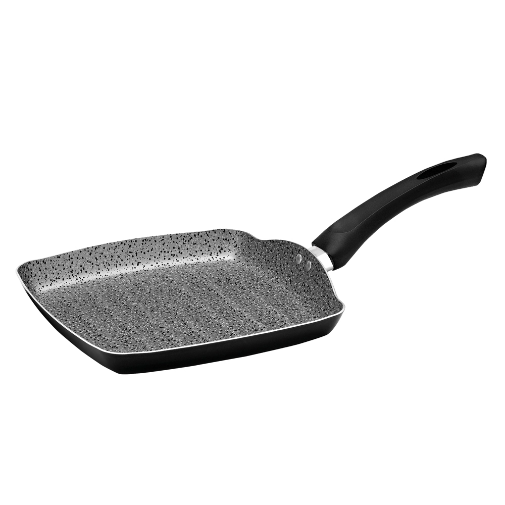 Frigideira Grill Antiaderente Preta 24 cm Maximum Stone Panelux