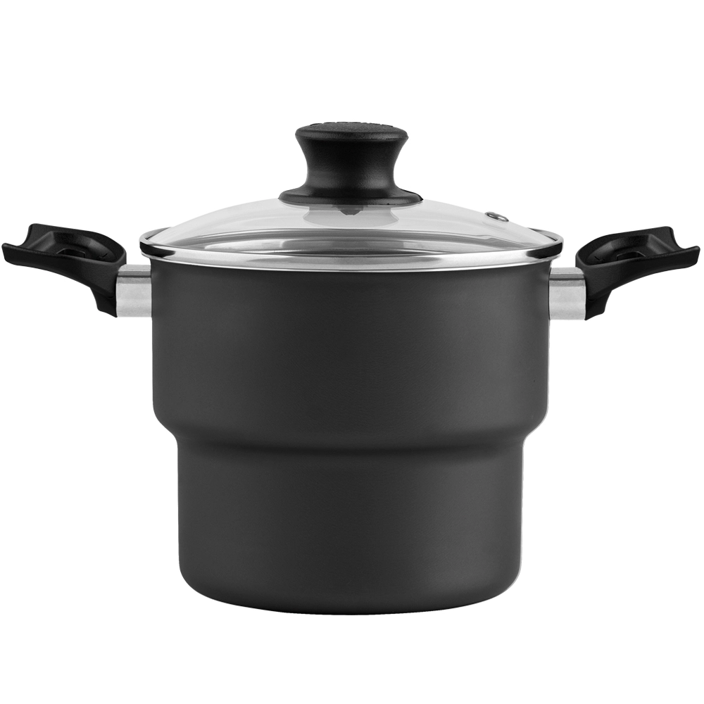 Cuscuzeira Reta Antiaderente Grafite 16 cm Magnific Panelux