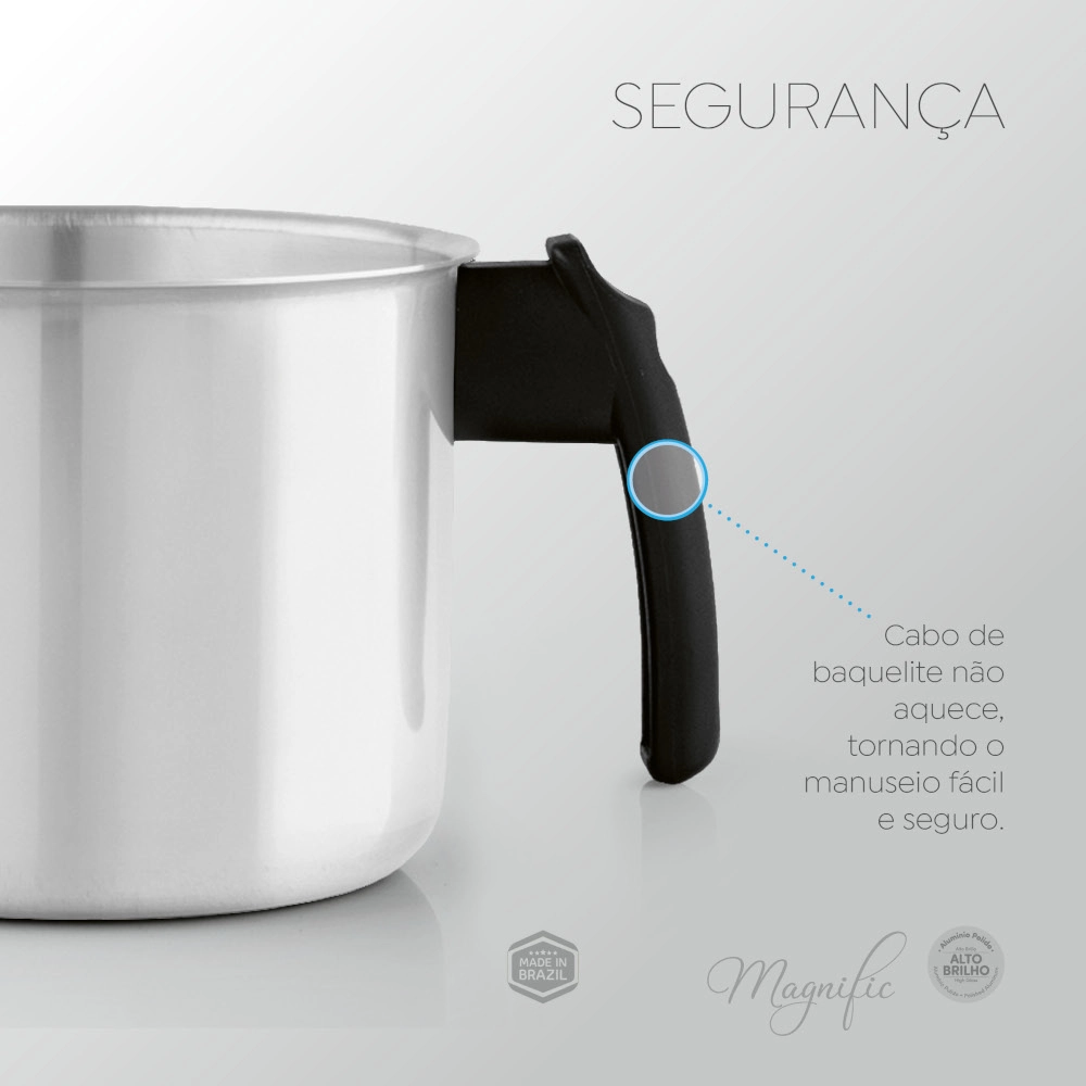 Leiteira Polida 16 cm Magnific Panelux