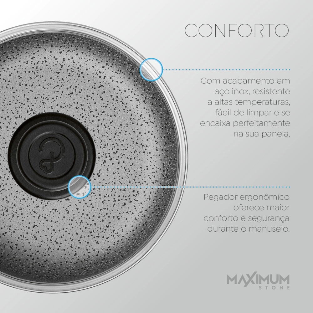 Frigideira Francesa com tampa | Panelux: paixão por cozinhar
