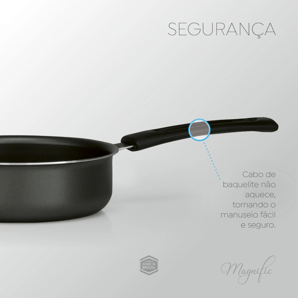 Frigideira de Ovo Antiaderente Grafite 12 cm Magnific Panelux