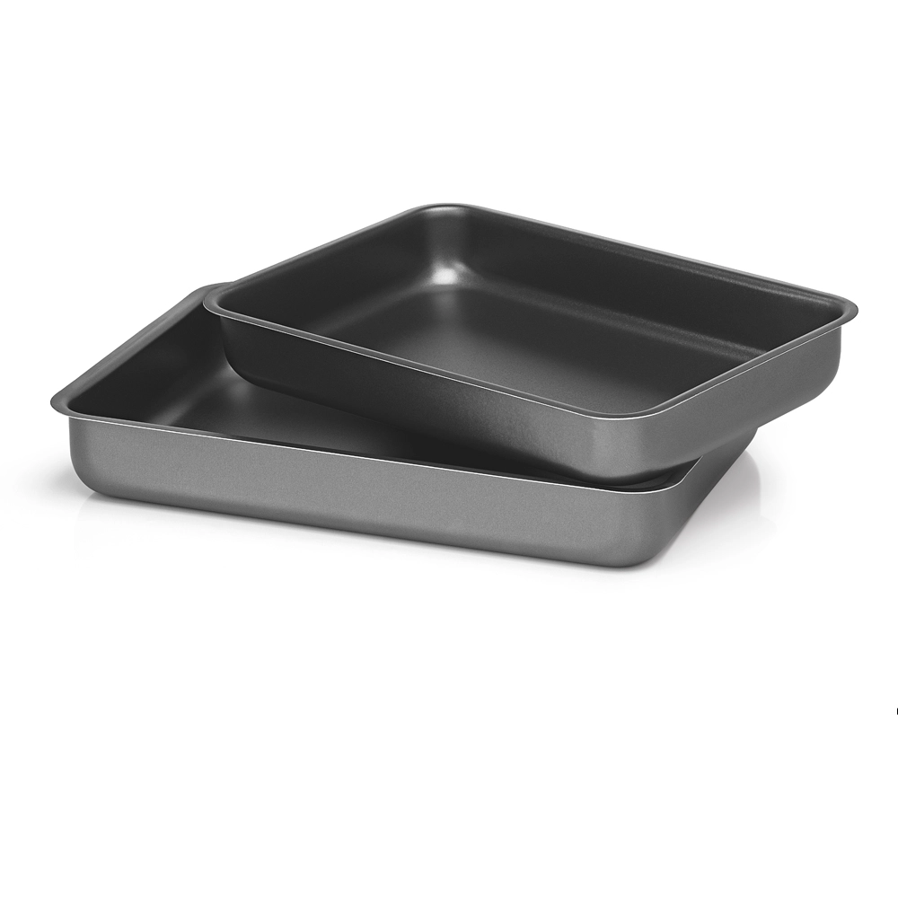 Conjunto de Assadeiras  Antiaderente Grafite Magnific 2 Peças