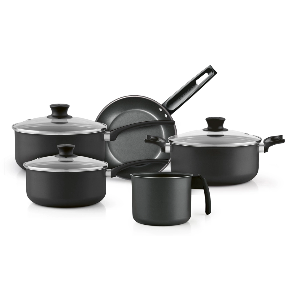 Conjunto de Panelas  Antiaderente Grafite Magnific 5 Peças