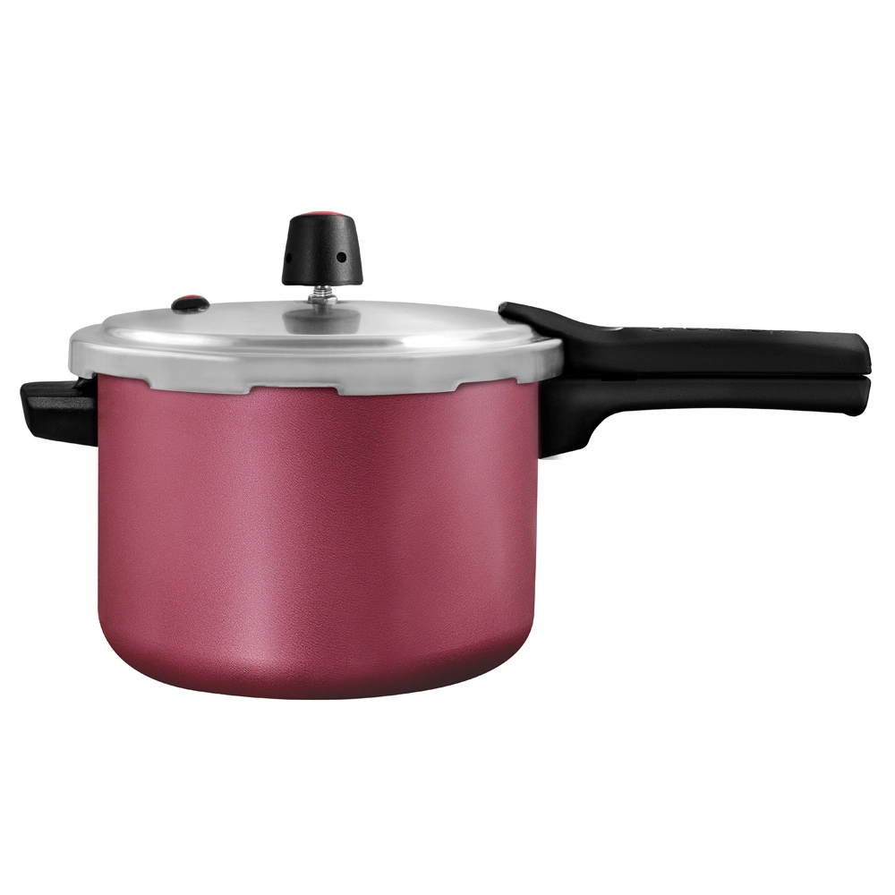 Panela de Pressão Antiaderente Cereja Magnific 4.5L Fechamento Externo