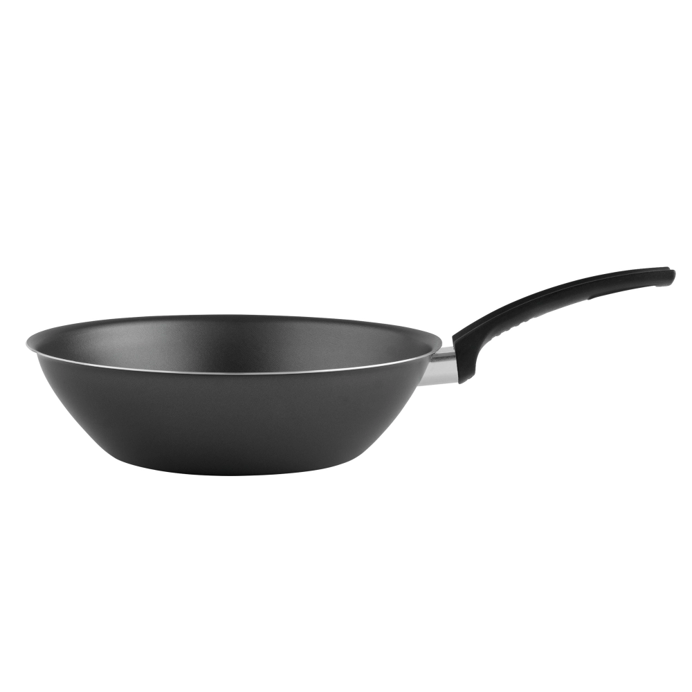 Wok em Aumínio Antiaderente Grafite Magnific 24cm