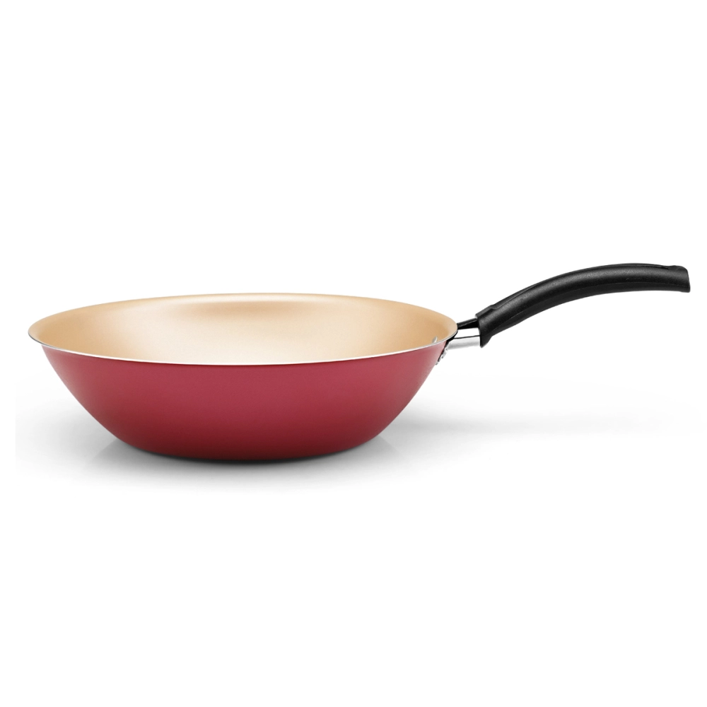 Wok Panelux Antiaderente 28 cm 3,6L. Cereja Magnific Wok Panelux Antiaderente 28 cm 3,6L. Cereja Magnific