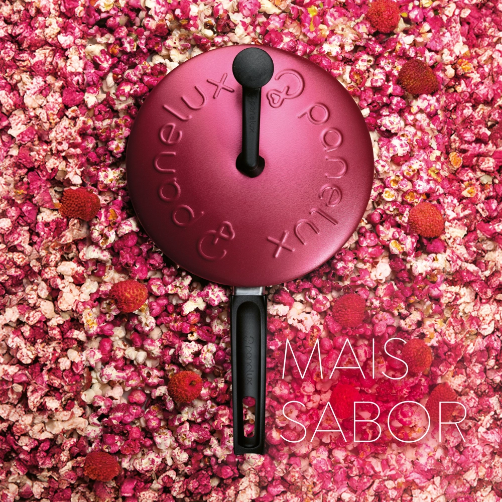Pipoqueira Antiaderente Cereja 20 cm Magnific Panelux