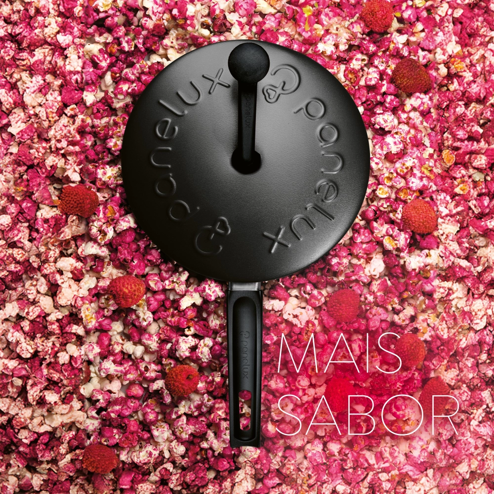 Pipoqueira Antiaderente Grafite 20 cm Magnific Panelux