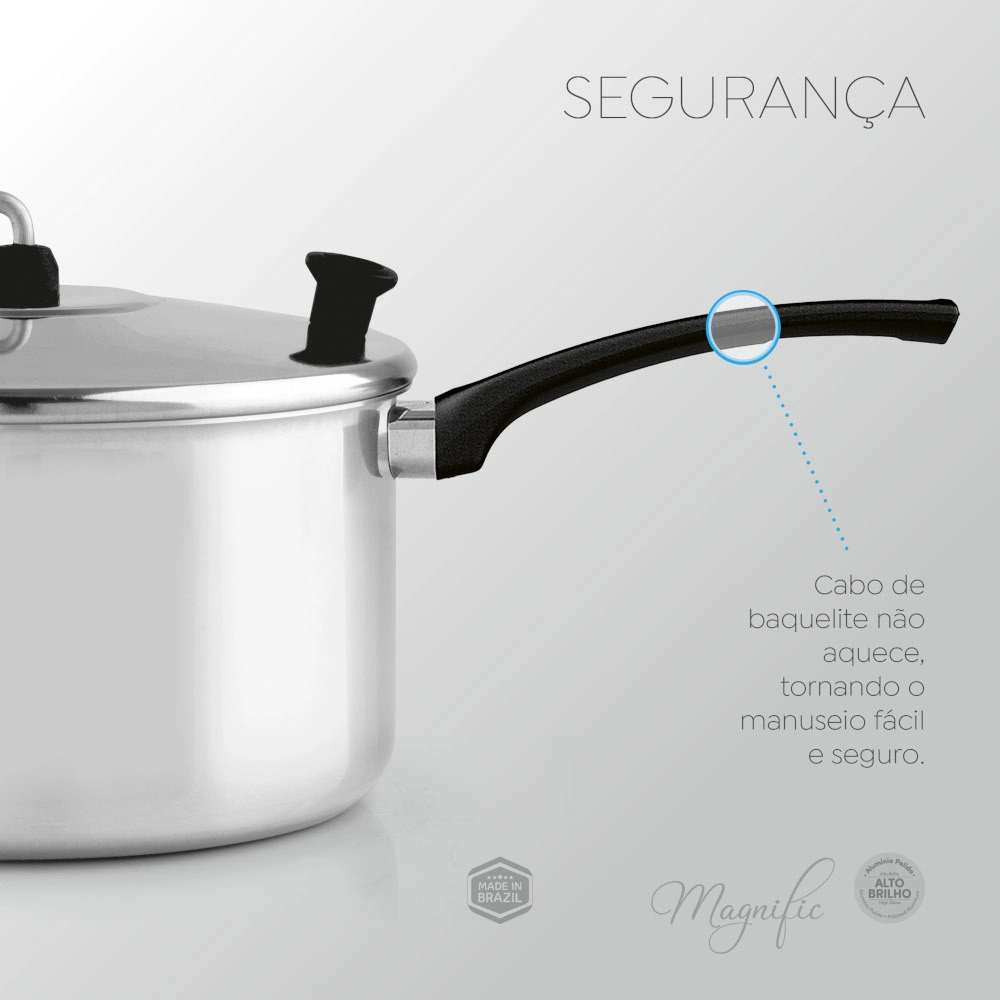 Pipoqueira Polida 20 cm Magnific Panelux